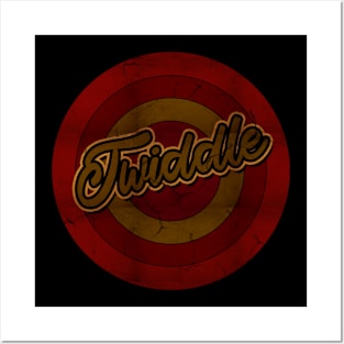 Circle Retro Twiddle Posters and Art